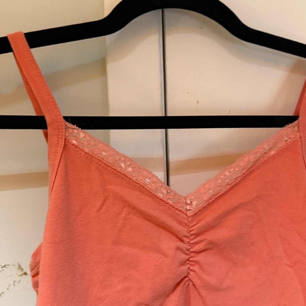 BKE Coral Lace Accent Top - Picture 2 of 5
